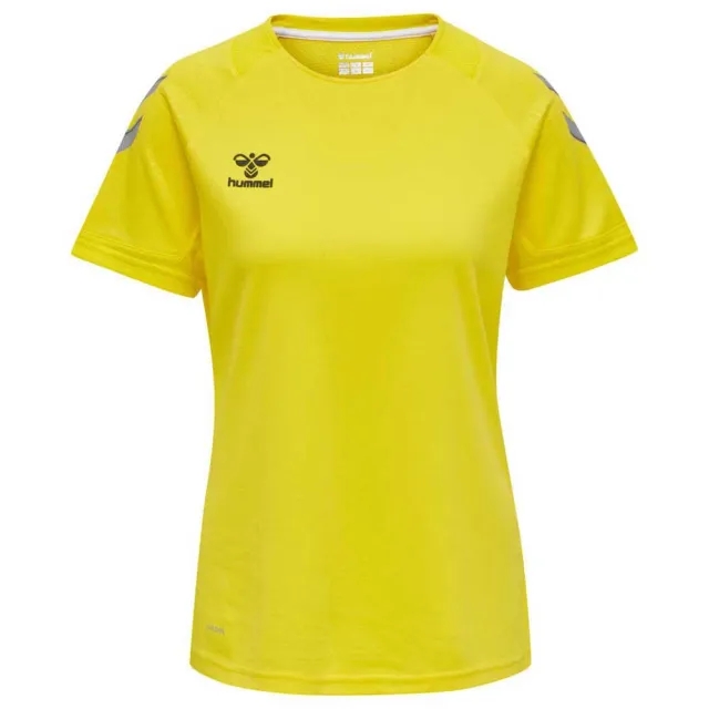 Hummel Lead Poly Short Sleeve T-shirt  - Yellow