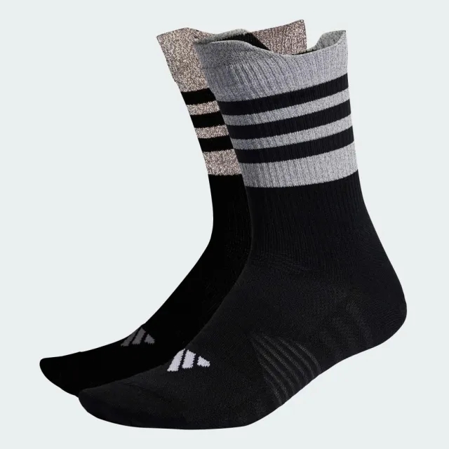 Adidas Training Running X Reflective Socks 1 Pair In Black / Reflective Silver