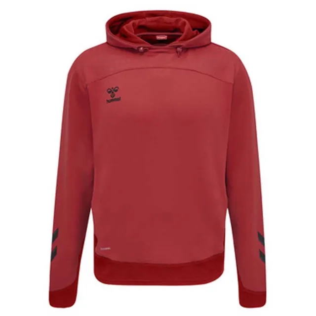Hummel Lead Poly Hoodie  - Red