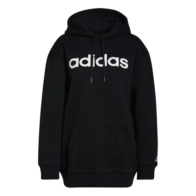adidas  W LIN OV FL HD  women's Sweatshirt in Black