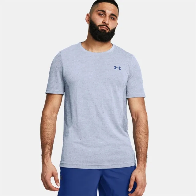 Men's  Under Armour  Vanish Seamless Short Sleeve Nimbus Blue / Tech Blue M