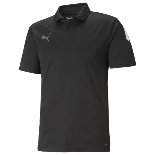 Teamliga Sideline Polo Puma Black-Puma White - ['Black']