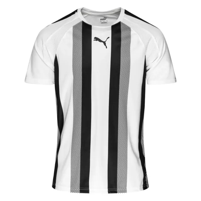 Puma - Jersey teamLIGA Striped White Black