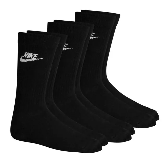 Nike 3-Pack Futura Essential Socks, Black