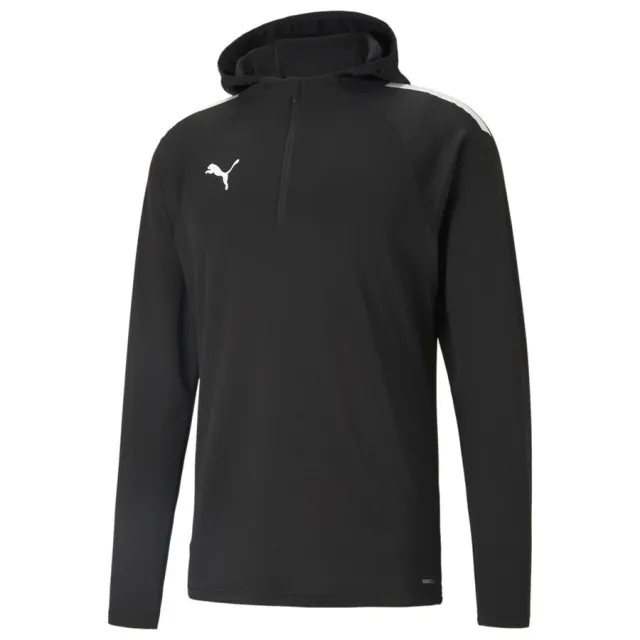 Puma Training Shirt Teamliga Fleece Hooded - ['Black']
