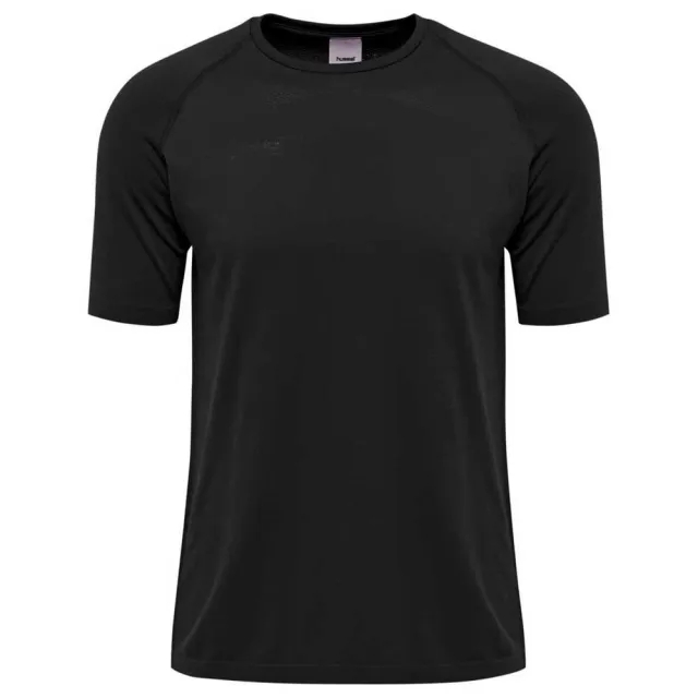 Hummel Authentic Pro Seamless Short Sleeve T-shirt  - Black