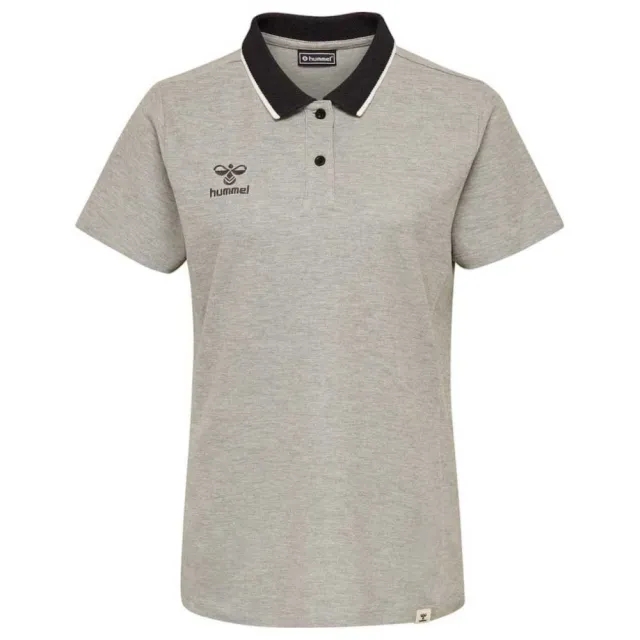 Hummel Move Short Sleeve Polo  - Grey