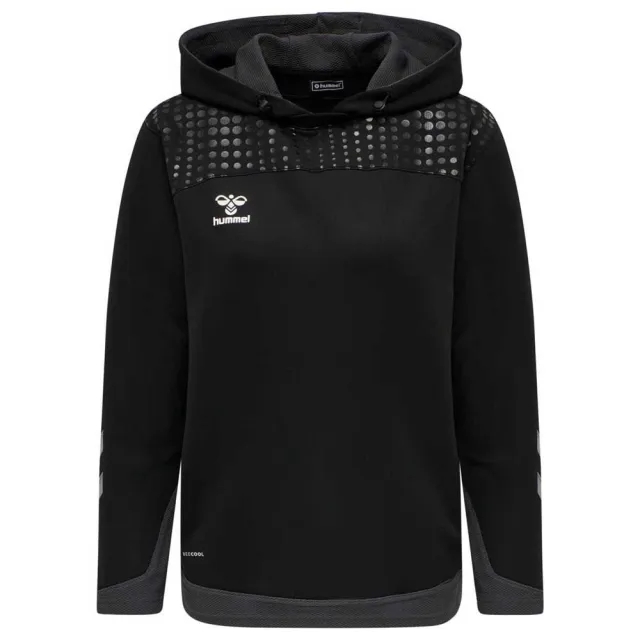 Hummel Lead Poly Hoodie  - Black