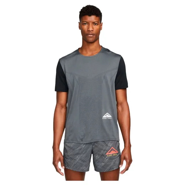 Nike Dri-Fit Trail Rise 365 Running Shirt Men - Grey, Black