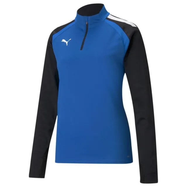 Puma Womens teamLIGA 1 4 Zip Training Top