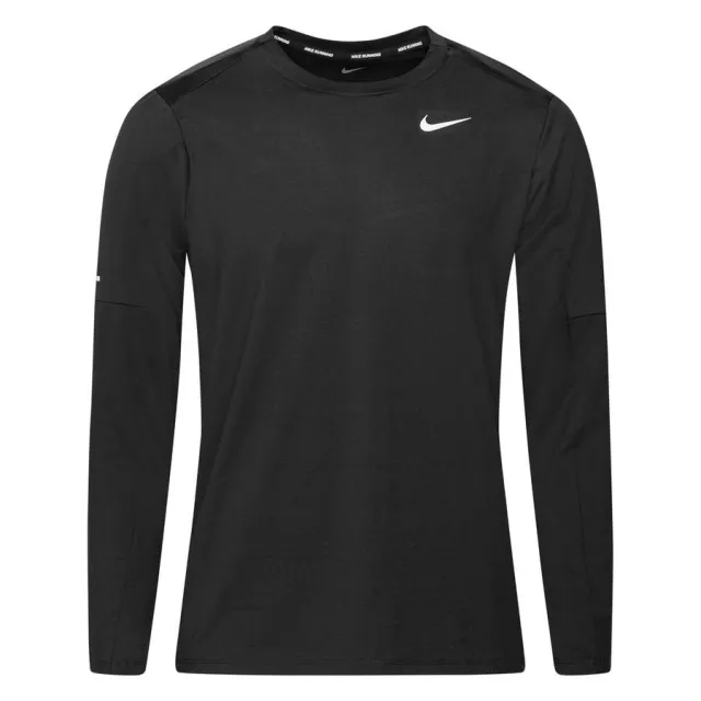 Nike Dri-Fit Element Crew Long Sleeve Men - Black, Silver