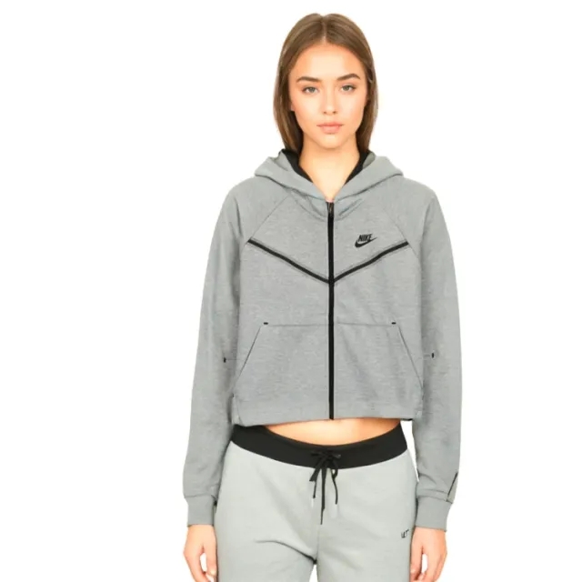 Nike Hoodie Tech Fleece - ['Grey']