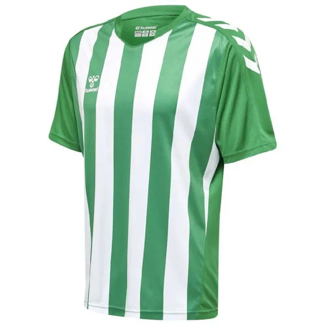 Hummel Core Xk Striped Short Sleeve T-shirt  - Green