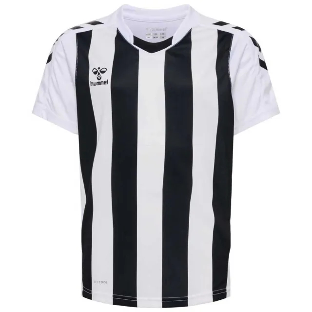 Hummel Core Xk Striped Short Sleeve T-shirt  - White