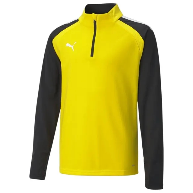 Puma Training Shirt Teamliga 1/4 Zip - ['Yellow']