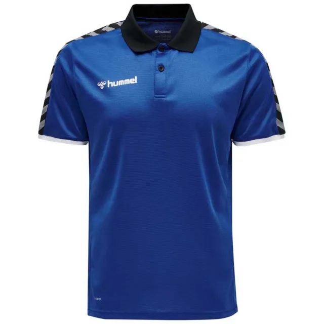 Hummel Jersey Polo Shirt - ['Blue']