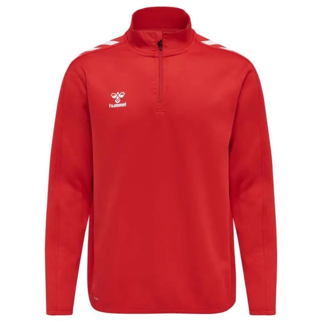 Hummel Core Xk Poly Half Zip Sweatshirt  - Red