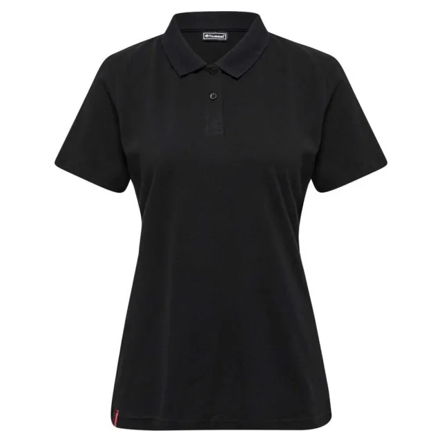 Hummel Red Classic Short Sleeve Polo  - Black