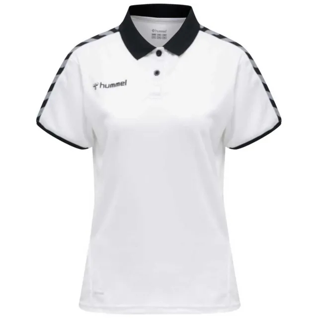 Hummel Authentic Functional Short Sleeve Polo  - White