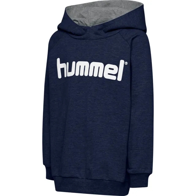 Hummel Go Cotton Logo Hoodie  - Blue
