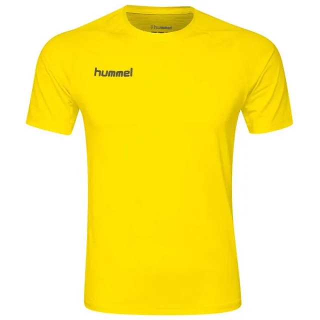 Hummel First Performance Short Sleeve T-shirt  - Yellow