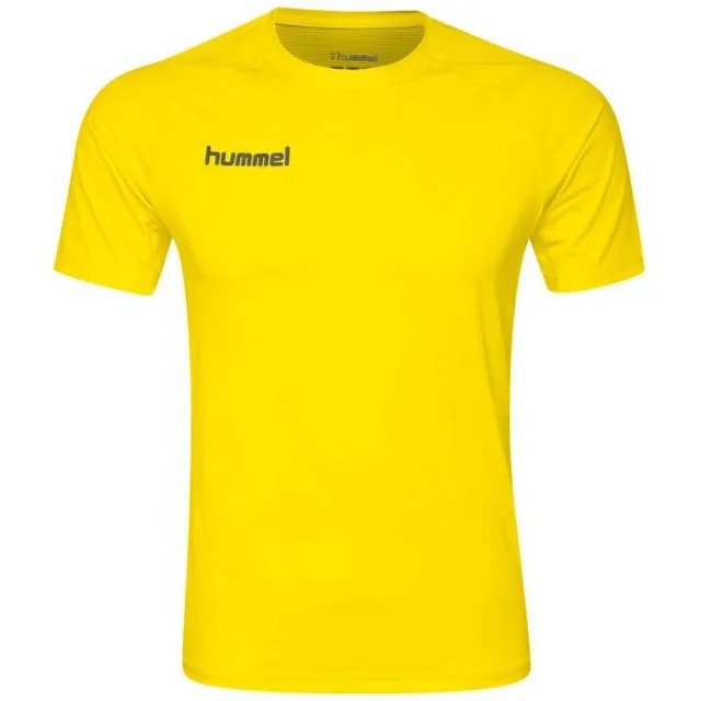 Hummel First Performance Short Sleeve T-shirt  - Yellow
