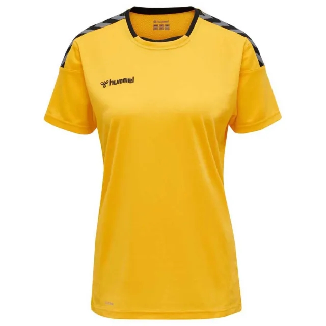 Hummel Sports Top With Chevrons - ['Yellow', 'Black']