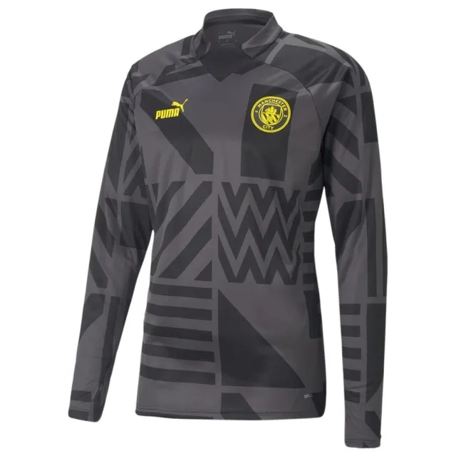 Puma Manchester City Pre Match Sweat Top - Black
