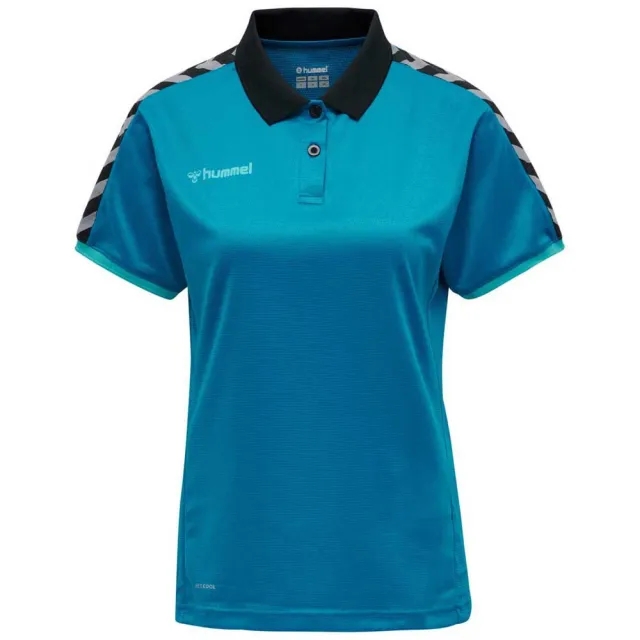 Hummel Authentic Functional Short Sleeve Polo  - Blue