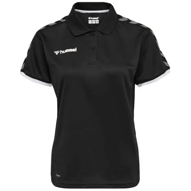 Hummel Authentic Functional Short Sleeve Polo  - Black