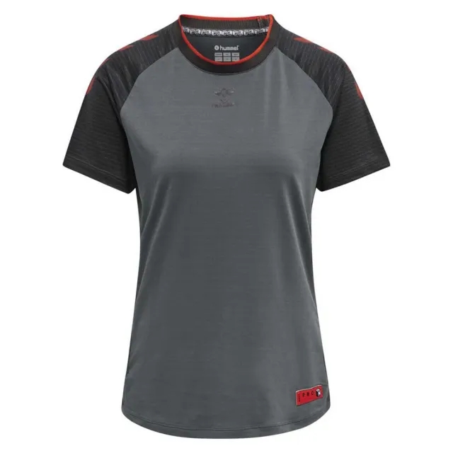 Hummel Pro Grid Game Short Sleeve T-shirt  - Grey