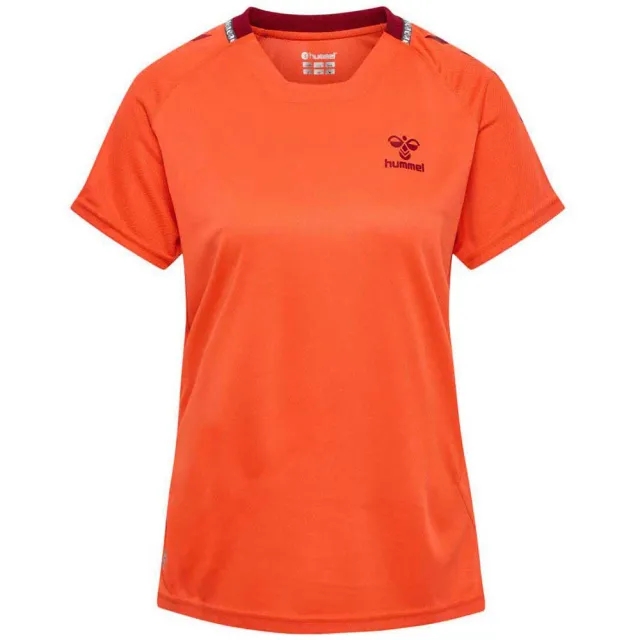Hummel Ongrid Poly Short Sleeve T-shirt  - Orange