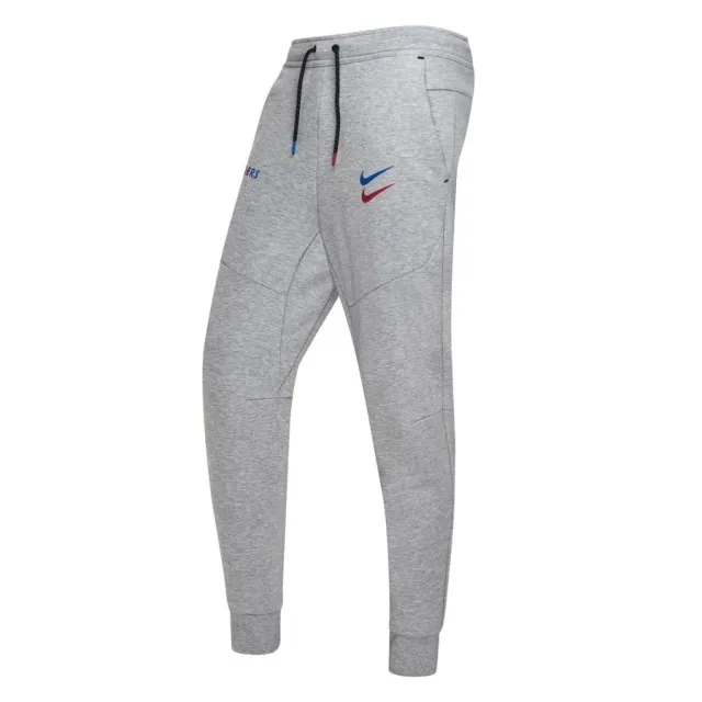 Nike Barcelona Training Trousers Nsw Tech Fleece - Grey Heather/Signal Blue - ['Grey']