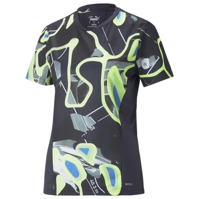Puma Training T-Shirt Individualliga Graphic - ['Blue']