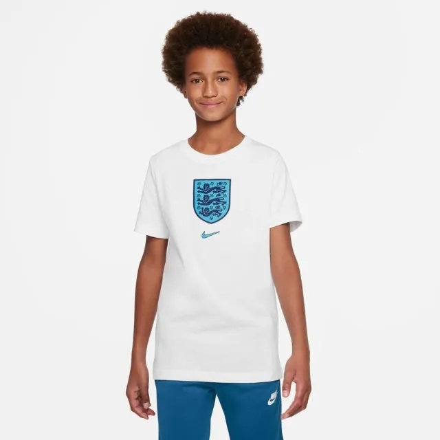 Nike England T-Shirt Crest - White Kids - ['White']