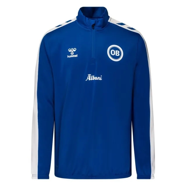 Hummel Odense Boldklub Training Shirt - Blue/White - ['Blue']