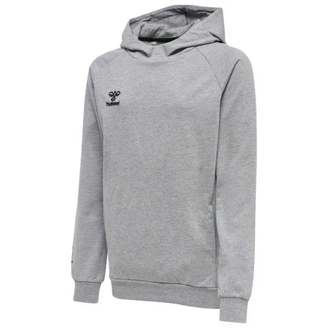 Hummel Move Grid Cotton Hoodie  - Grey