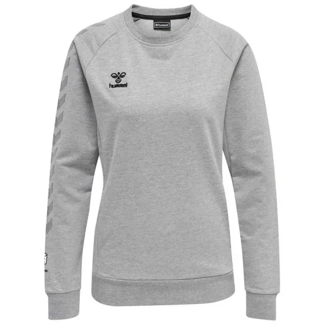 Hummel Move Grid Cotton Sweatshirt  - Grey