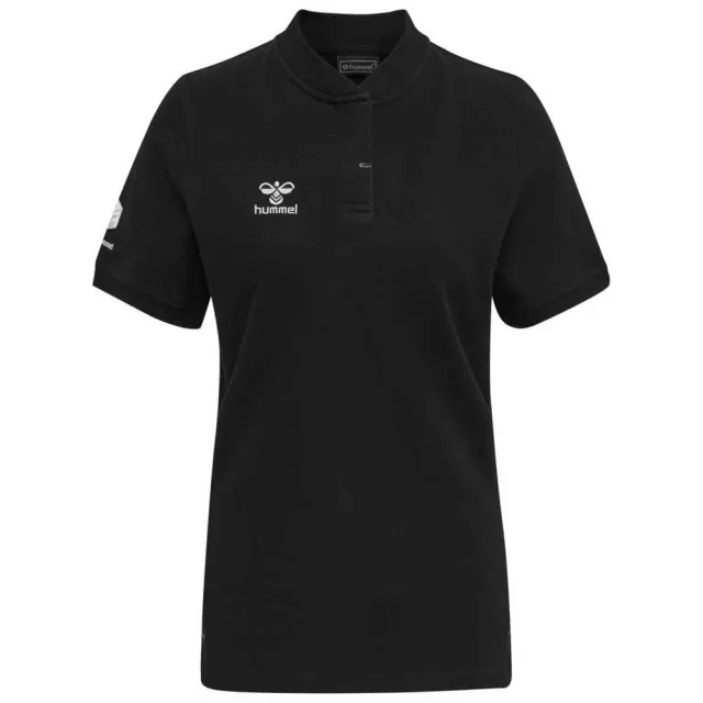 Hummel Move Grid Short Sleeve Polo  - Black