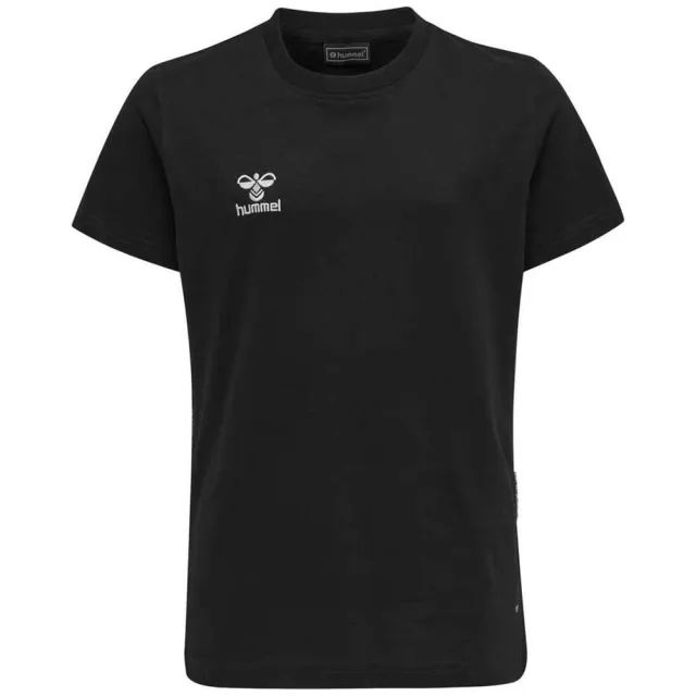 Hummel Move Grid Cotton Short Sleeve T-shirt  - Black