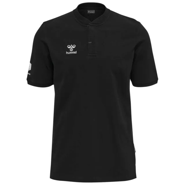 Hummel Move Grid Short Sleeve Polo  - Black