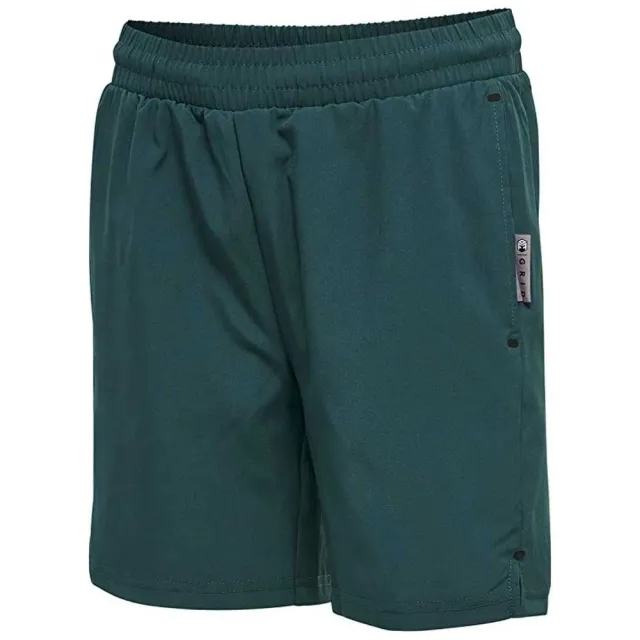 Hummel Move Grid Woven Shorts  - Green