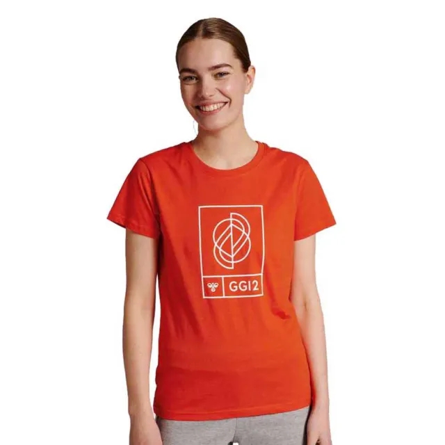Hummel 213999 Short Sleeve T-shirt  - Red