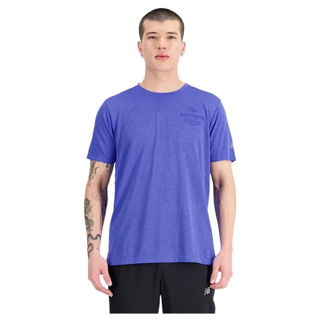 New Balance Graphic Impact Run Short Sleeve T-shirt