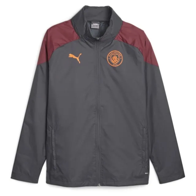 Manchester City Puma Training All Weather Jacket - Dark Grey