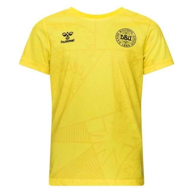Hummel Denmark Goalkeeper Shirt Women's World Cup 2023 Kids - ['Yellow']