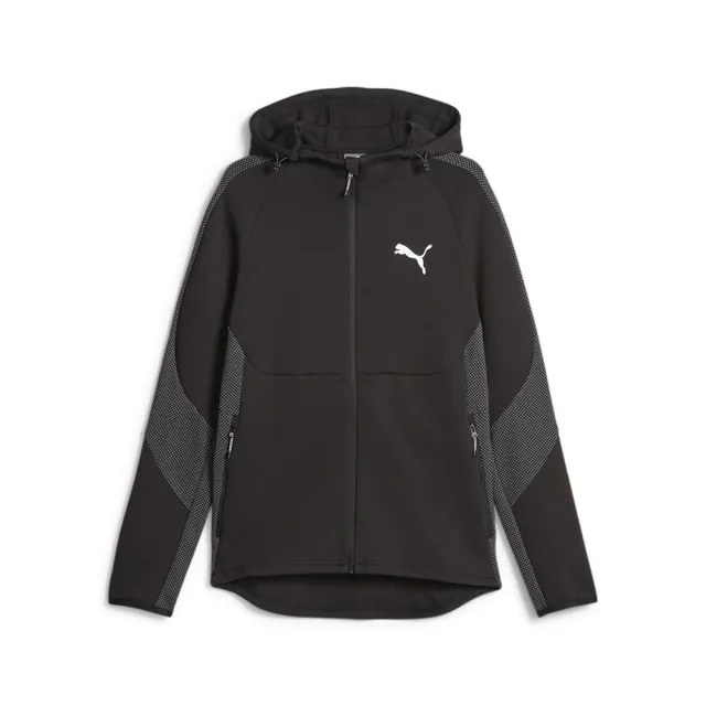 Puma Hoodie Evostripe Full Zip - ['Black']