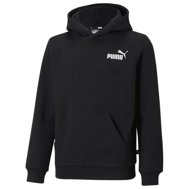 Puma Kids Boys Essentials Small Logo Hoodie Youth - Black