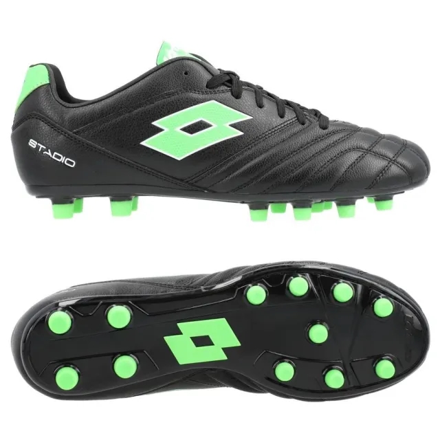 Lotto - Stadio 300 III FG Black Green '23