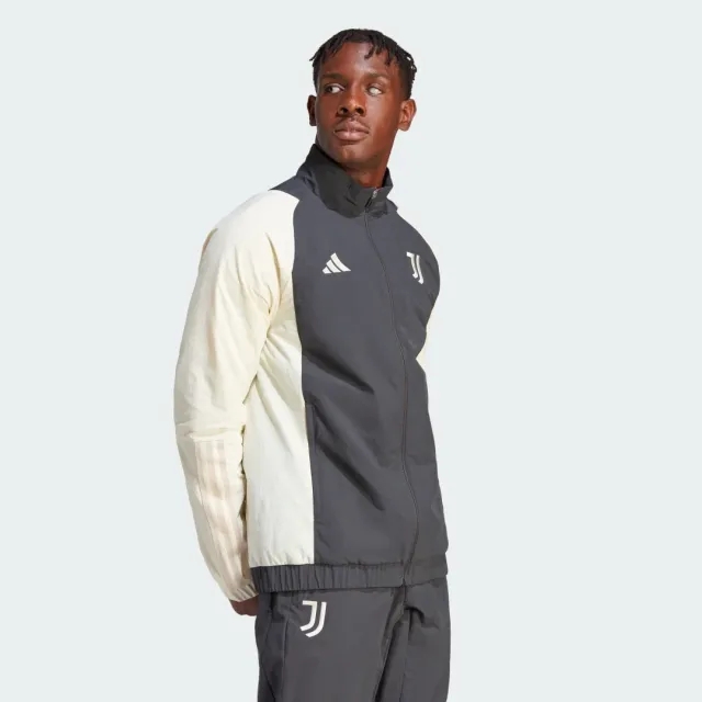 Juventus EU Presentation Jacket (Carbon) 2023-2024 Men's Black Made By: Adidas
